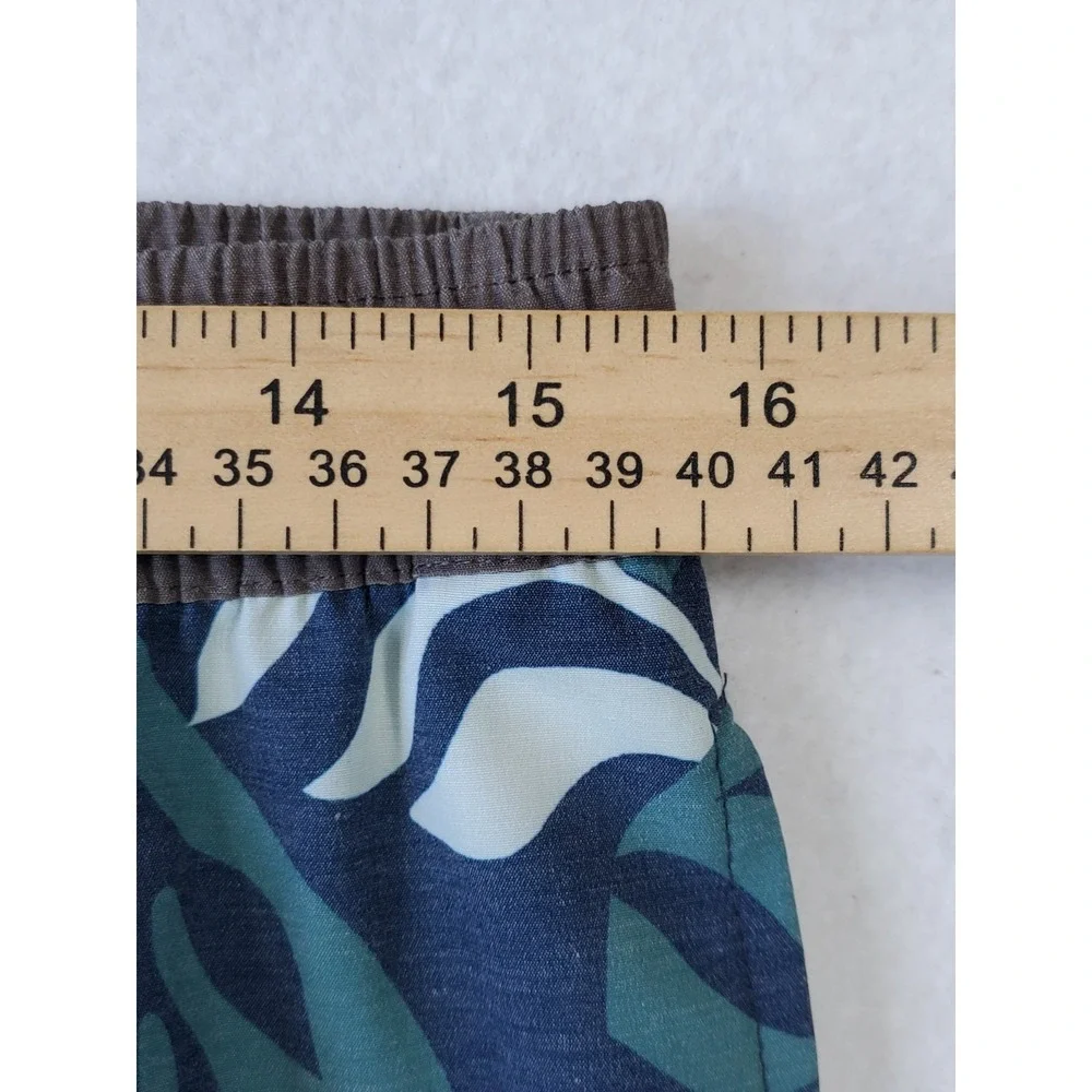 O'Neill Originals Tropical‎ Leaf Swim Trunks Men's Small Blue Teal Board Shorts